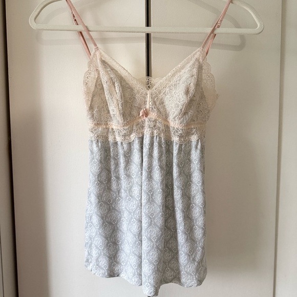 Eberjey Tops - Eberjey Lace Trim Y2K Modal Babydoll Top & PJ Cami Top